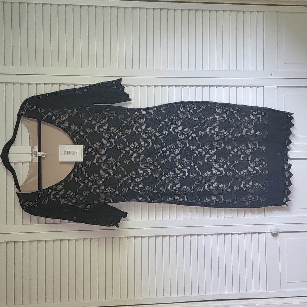 Badgley Mischa  Alexandra Dress Black Lace NWT